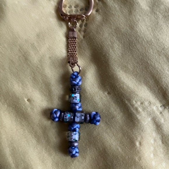 Other - Keychain cross handmade Holy Land religious